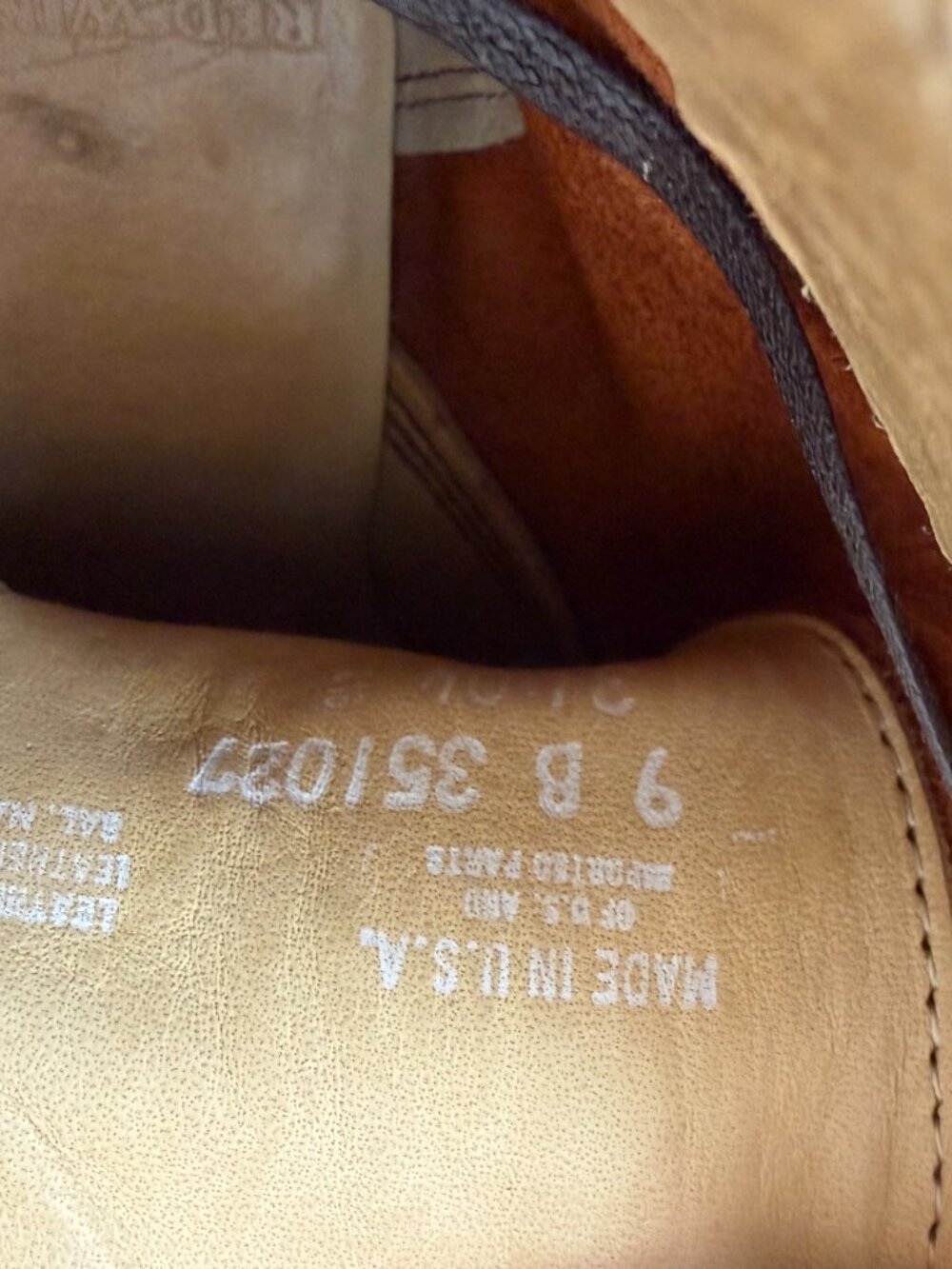 Red Wing Boots Women's 9 Clara Heeled Oro Brown Legacy Leather Moc Toe MSRP $359 - Picture 7 of 8